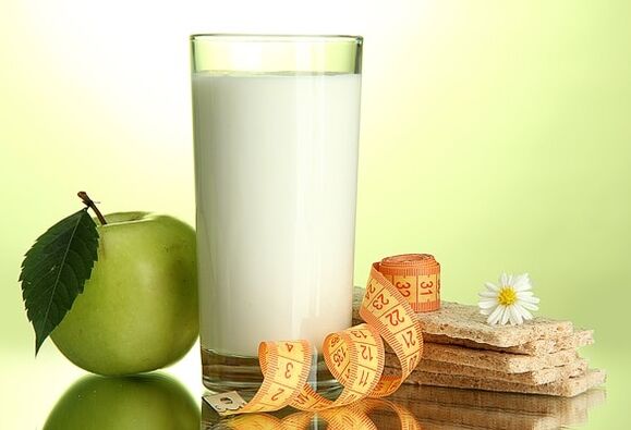 Ernährungskorrektur zur Reduzierung des Körpergewichts.